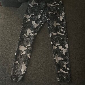 Koral Black and Gray Camouflage Leggings